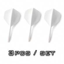 3pcs/Set 2BA Color High Quality Dart Shafts, Plastic Dart Accessories For Customization, Adult Party Game, Suitable For Halloween/Christmas/Thanksgiving - White - View 10