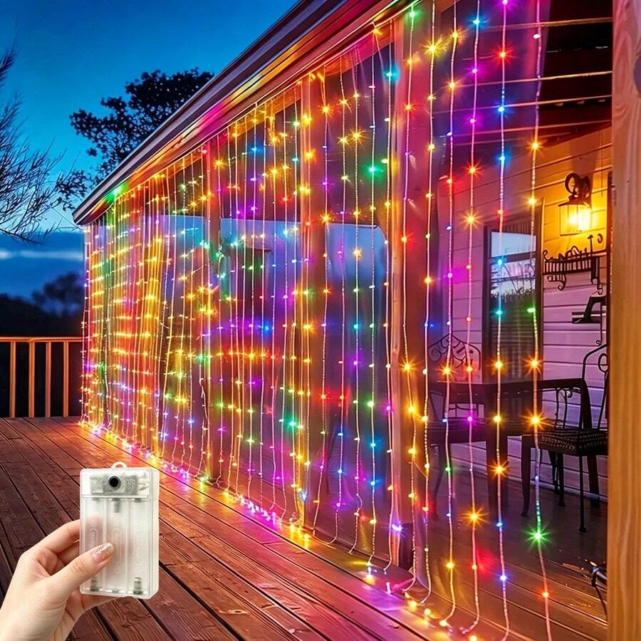 電池盒式 LED 懸掛串燈，適合生日、婚禮、派對場合的 LED 仙女燈，可用於節日花園裝飾燈條燈光、氛圍照明
