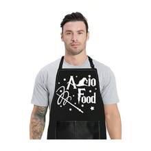 - Delantal para magos, regalo de cocina, asistente ajustable, delantal de cocina, para cocinar y asar, Acc Food, Grandes - inicial - Ver 1