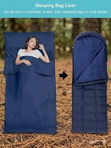 Lightweight 210cm Sleeping Bag, Portable Multi-Person Sleeping Bag, Sheet For Camping, Hotel And Travel. - Multicolor - View 5