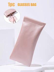 1 chiếc hộp đựng kính màu hồng nhiều màu sắc, túi đựng kính bằng da PU mềm mại, túi bảo vệ kính thời trang, cũng thích hợp để đựng tai nghe, tiền xu, trang sức, một món quà lý tưởng cho bạn bè, gia đình, học sinh, giáo viên và đồng nghiệp vào dịp Halloween. - Hồng - Xem 7