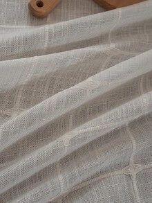 Bubaba Farmhouse Textured Plaid Tassel Tablecloth, Linen-Feel Rectangular Dining Table Cover, French Country Kitchen And Dining Room Decor - Multicolor - View 8