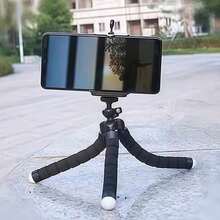1/2pcs Flexible Octopus Tripod, Mini Phone And Camera Holder With Handle, 360° Rotatable Mini Octopus Stand For Photography And Videography, Portable And Adjustable Holder With Universal Clip - View 3
