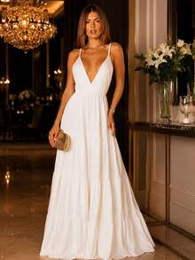 Women Dresses - White - View 7