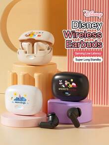 OTN Mini LX15 官方 Disney 聯名耳機，亮色卡通設計，支援單聲道與立體聲模式無縫切換，兼容 Android、iOS 及其他主流系統 - 查看 1