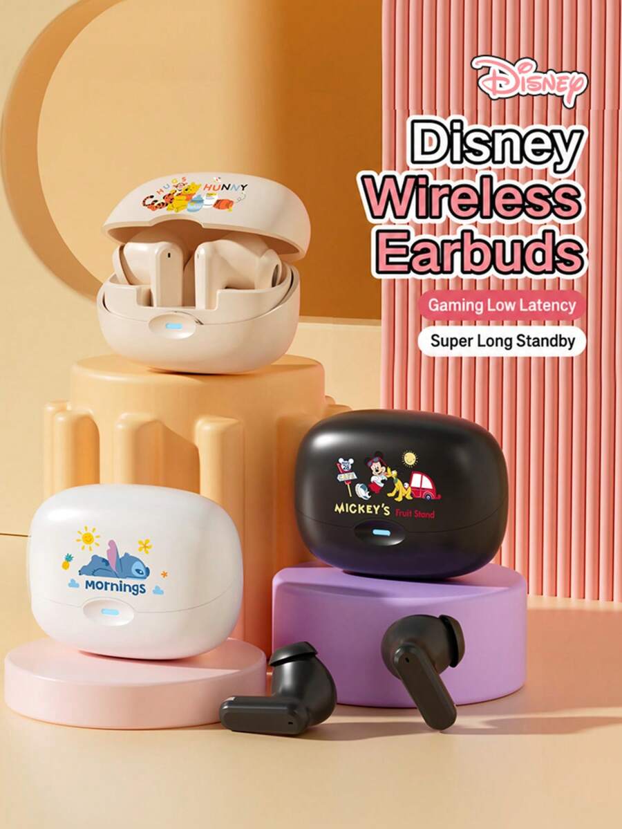 OTN Mini LX15 官方 Disney 聯名耳機,亮色卡通設計,支援單聲道與立體聲模式無縫切換,兼容 Android、iOS 及其他主流系統 - 查看 1