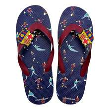 FC Barcelona Flip Flops Adult Size 38/39 Navy Blue EVA - Option 1 - View 2