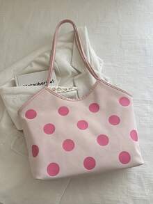 Large Capacity Handbag For Women, New Fashion Versatile Commuter Shoulder Tote Bag - Multicolor - View 5