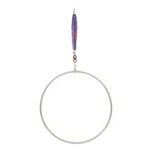 Premium Complete Aerial Hoop Set With Full Accessories, 37.4 In Diameter Hoop & 0.98 In Stainless Steel Tube, Easy Grip And Excellent Balance, Professional Gear For Aerial Yoga, Dance, Acrobatics And Gymnastics Training - Silver - View 7