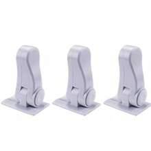3pcs Baby Door Handle Safety Lock Child Cabinet Drawer Lock - Door Handle Lock Fixing Buckle Minimalist Design - No-Drill Child Door Handle Lock - Multicolor - View 9
