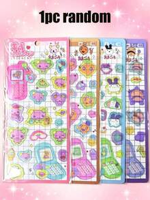 Cute Cartoon Character Stickers, Kawaii Phone Shape Puffy Stickers For Journaling Scrapbooking, Decorative Waterproof Stickers For Kids Girls Crafts Notebook Album Decoration - Multiple Colors (style/packaging Random) - View 13