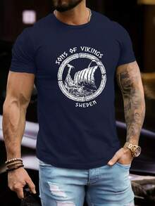 Son Ropa, Zapatos y Joyería Estampados Suecos > Ropa de Hombre > Ropa de Hombre Tallas Grandes > Camisetas, Camisas y Tops de Hombre Tallas Grandes > Camisetas de Hombre Tallas Grandes - Negro - Ver 3