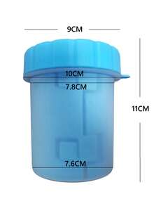 Taza portátil de silicona para limpiar patas de mascotas, lavador de patas suave y delicado para mascotas, adecuado para perros y gatos, cepillo para limpiar patas sucias, viene con toalla - Multicolor - Ver 3