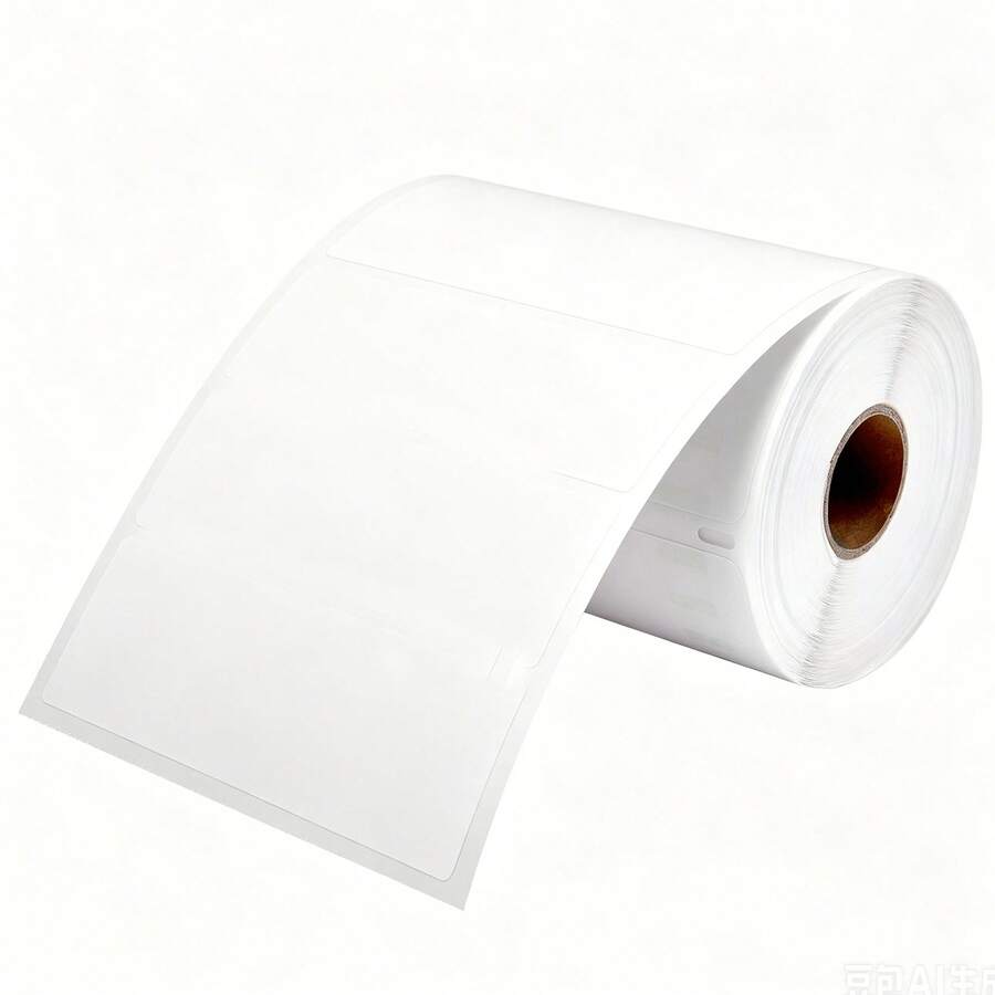1 捲 (100 張, 4 英吋*6 英吋, 102mm*152mm) 熱感標籤, 永久黏性標籤適用於熱感印表機, 適合運輸、郵寄及其他用途, 返校季 - 白色 - 查看 1