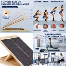 New Wooden Calf Incline Board For Yoga Workout Slant Board Calf Stretcher Folded - 25B-wIN-uK-slant Board - View 3