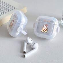 三麗鷗 Hello Kitty 茶杯造型 AirPods Pro 保護殼，可愛日系透明防震殼，附旋轉支架，適用於 AirPods 1/2/3/4 及 Pro/Pro 2 代，適合新款 AirPods Pro 3，送女友的聖誕襪小禮物 - transparent - 查看 2