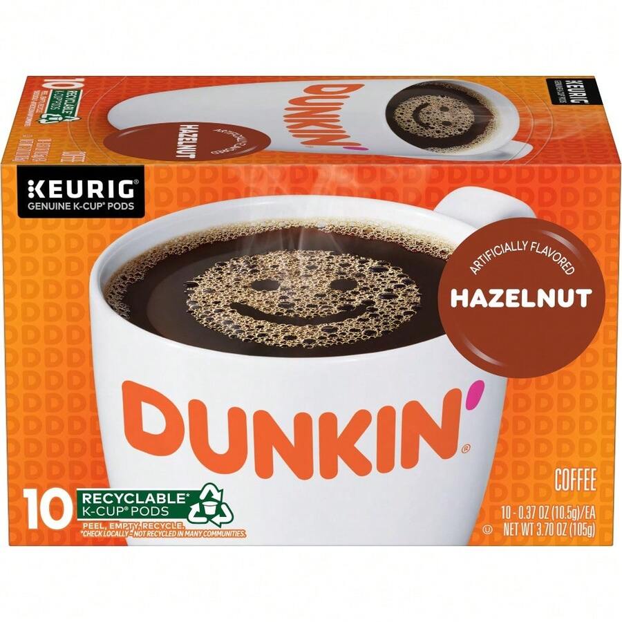 Dunkin’ French Vanilla Flavored Coffee, 88   Pods - Hazelnut - View 1