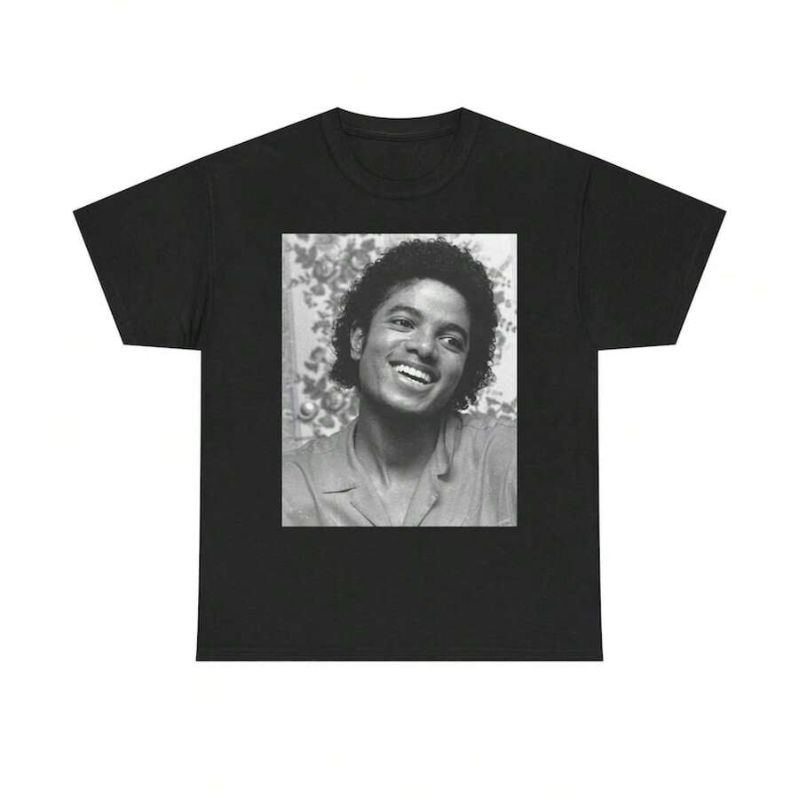 Camiseta gráfica vintage de : camiseta retro de música de los 80 - Negro - Ver 1