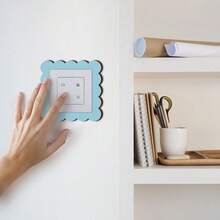 1/3 Stücke moderner Holz-Schalter-Dekorrahmen, Holz-Schalter-Schutzabdeckung, Schalter-Anti-Schmutz-Rahmen, geeignet für Schlafzimmer, Küche, Wohnzimmer Schalter Dekoration, passt für Schaltergröße (8,6 cm/3,38 Zoll) - Schalterdekoration - Übersicht 1