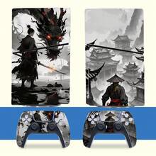 1 Set Waterproof Scratch-Resistant Printed Pattern Skin Sticker Personalized Decorative Protective Film For Slim Game Console Controller - View 10