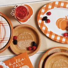TW4 - 24063 Hello Fall Pumpkin - Servilletas desechables de papel de ctel para Accin de Gracias y Halloween, naranja, 20 unidades, 5x 5 pulgadas - Servilleta de cóctel - Ver 8