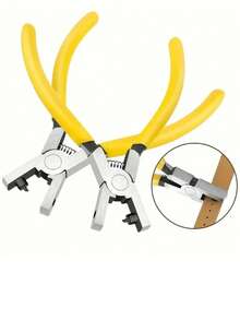 1pc/2pcs (Puncher + Steel File) Leather Punching Tool, Multi-Function Leather Punching Tool, 2.0mm Universal Leather Puncher, Suitable For Watch Bands, Belts, Shoelaces, Unisex Handheld Punching Tool, Suitable For Thin Belts, Dog Collars, DIY Home Use - Multiple Styles - View 4