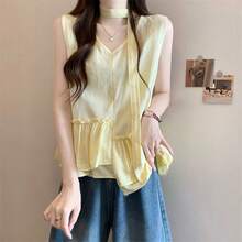 Women Tops - Yellow - View 6