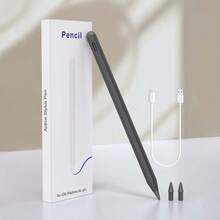 相容 iPad 的觸控筆，支援手掌防誤觸與傾斜感應，90mAh 電池，相容 iPad 第 10 代 10.9 2022、Air 4/5/6/M4、A16 第 11 代 2025、Air 11&13 吋 (M3/M2)、Pro 11/12.9 吋 - 黑色 - 黑色 - 查看 9