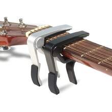 One Universal Aluminum Guitar Clip, Suitable For Classic Electric Acoustic Guitars (6 Strings), Bass, Banjo, Violin, Ukulele, And More. Available In Various Colors (Random). - Multicolor - View 6