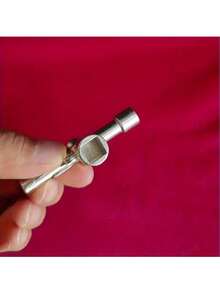 1pc 4-In-1 Multi-Function Key Wrench, Zinc Alloy Cross/Triangle/Hexagon Wrench, Universal Tool For Elevator, Electrical Cabinet, Water Meter Valve And Industrial Maintenance - A - View 7