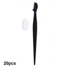 10/20pcs Eyebrow Shaping Razor For Removing Unnecessary Facial Hair And Peach Fuzz, Includes Protective Blade Cover For Storage - Various Styles - View 8