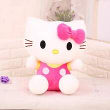 Plush Doll, Cute KT Cat Stuffed Doll, 20cm/25cm Soft Plush Doll, Cartoon Japanese Style Cat Pillow, Birthday Gift For Girls And Best Friends, Holiday Room Decoration, Multiple Colors Available, Bedroom Desk Decor, Comforting Companion Doll - Multicolor - View 14