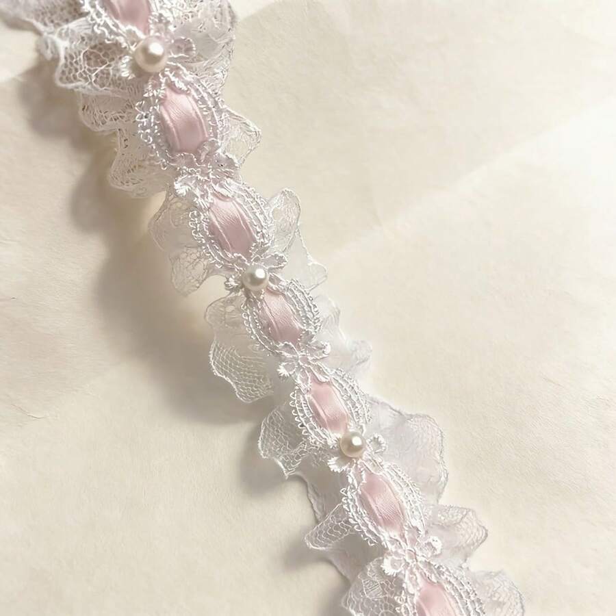 1 Yard Lace Trim, DIY Clothing Accessories Trim - Multicolor - View 1