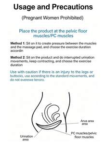 1pc Meijiri Ware Pelvic Floor Muscle Trainer, Kegel Exerciser For Men & Women, Inner Thigh & PC Muscle Workout Tool - Multicolor - View 7