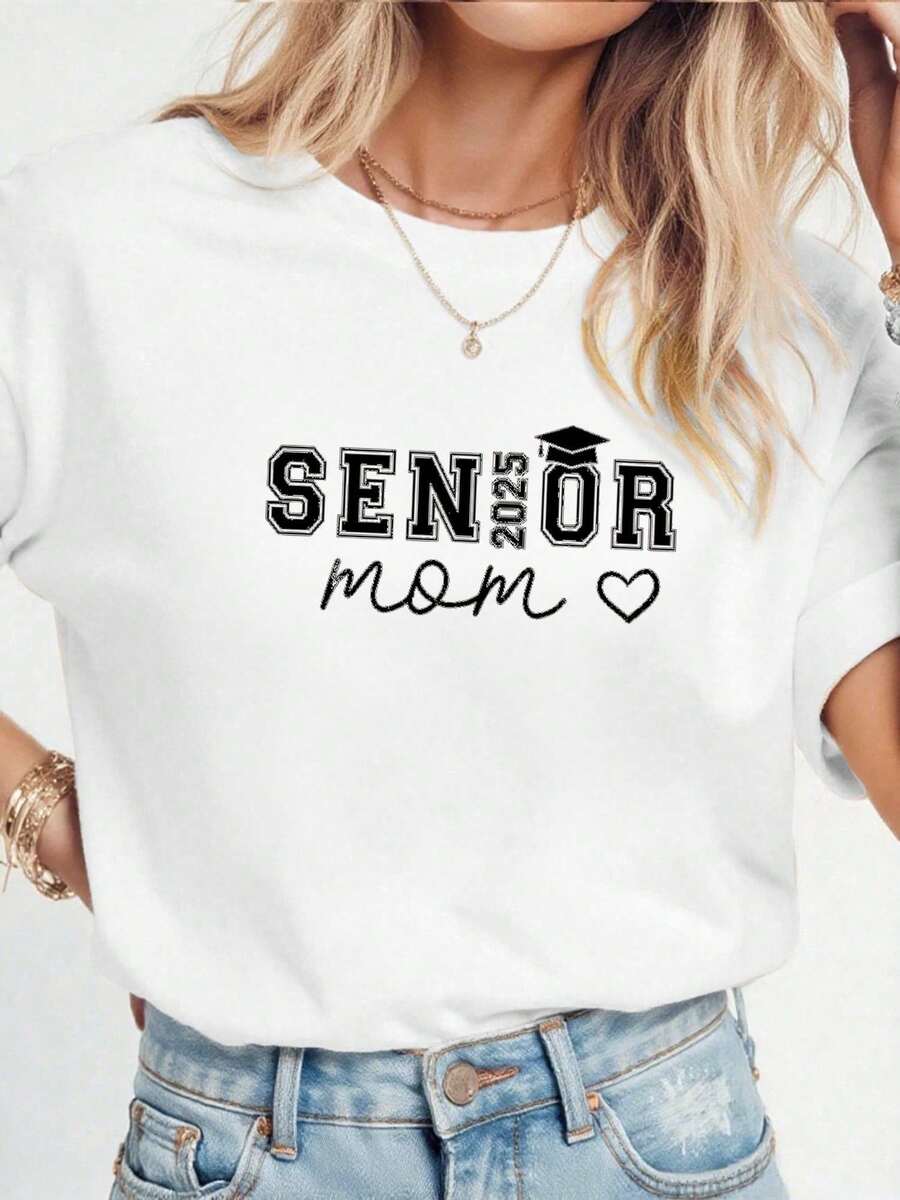 New 2026 Printed T-Shirt, Made From 100% Pure Cotton, Soft And Breathable Fabric. Unisex Design For Men And Women, Comfortable For Everyday Wear And Various Occasions. - 白色 2 - 查看 1