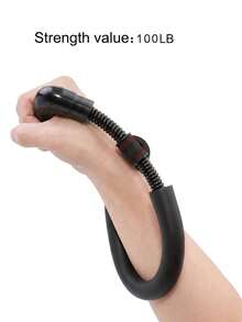 100 Lbs Wrist Exerciser, Hand Exerciser, Forearm Trainer, No Electricity Required, Black And Gold Color, Suitable For Fitness And Muscle Strengthening Training - Multicolor - View 11