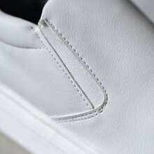 Father's Day Slip On Easy Fit Men's Classic Simple Fashion Comfortable Elegant Lightweight Sophisticated Combines With Jeans Bermuda Casual Tailoring - 白色 - 查看 3
