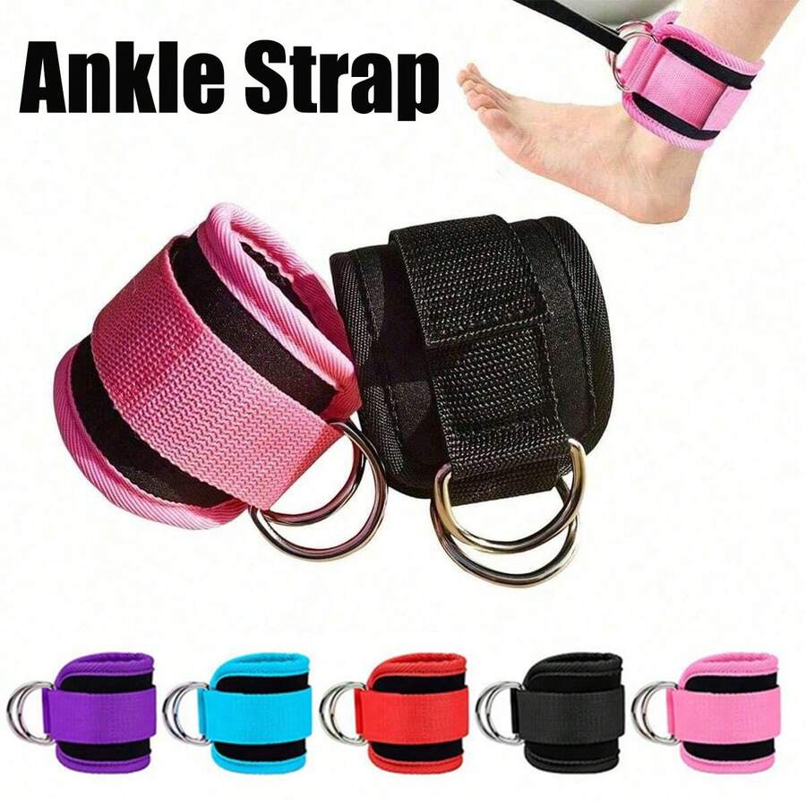 Fitness Ankle Straps-Ankle Strap For Cable Machine-Adjustable D-Ring,One Size Fit With Premium Padding, Glute Kickback Ankle Strap, Ankle Cable Straps For Workout, Booty Workout, Leg Extension, Hip Abductors & Lower Body Exercises. - Multicolor - View 1