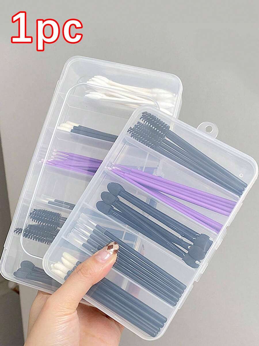 1pc Clear Makeup Bag,For Holiday Beach, Bathroom Collection, Bedroom Collection, Large Capacity - Clear - View 1