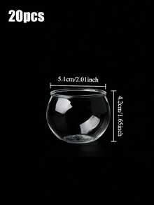 30pcs/20pcs/10pcs Round Honey Jars, Small Round Dessert Cups, Pudding Cups, Reusable, Hand Wash Only, Suitable For Ice Cream, Appetizers, Salads And Events - Perfect For Weddings, Family Gatherings, Birthdays And Dining - Multicolor - View 10