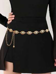 1 pieza Cinturón de playa de verano para mujer talla grande estilo occidental milenario Cinturón de vaquero arena plateado Cinturón dorado Cinturón de cuero talla grande Cinturón de cadena Cinturón dorado Cinturón de vaquero Accesorios de playa para mujer Accesorios de boda nupcial Suministros de boda Gafas de sol para mujer Correa para gafas de sol Llavero Llavero para mujer Cinturón para vestido de mujer Collar Accesorios para el cabello Diadema para mujer Sombrero para hombre Playa Lunares Nashville Cinturón de bala Accesorios corporativos góticos México - multicolor - Ver 2