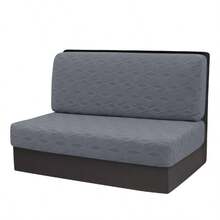 2 piezas/Juego Funda de asiento de comedor suave para RV, Funda elástica para sofá de exterior, Funda de cojín de banco a prueba de polvo, Aplicable en todas las estaciones, Funda de respaldo de banco para RV, camping y coche - Multicolor - Ver 8