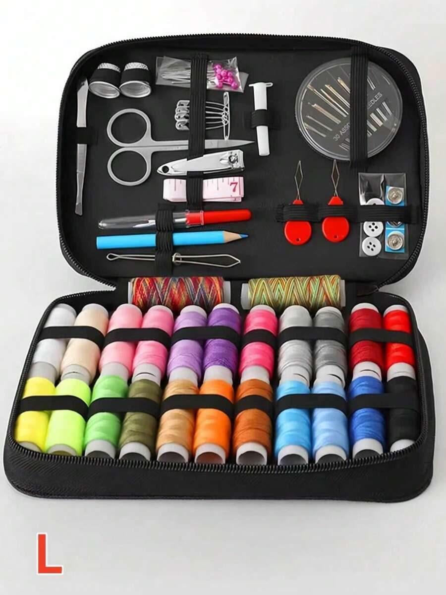 1pc Portable Sewing Bag Home Sewing Tools 10pcs/Set 97pcs/Set 1set Thread Box Repair Needle Threader Hand Sewing Supplies - A - View 1