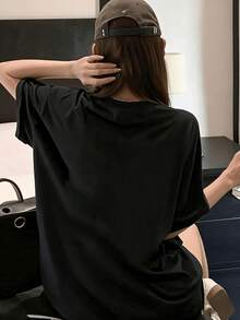 Women T-Shirts - Black - View 2