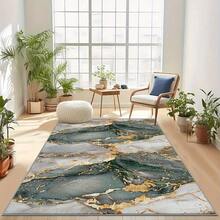 Suitable For Indoor And Outdoor Abstract Art Design Textured Pattern Carpets, Elegant Home Decoration, With Finished Edges Suitable For Bedrooms, Easy To Maintain, Suitable For Living Rooms, Homes, Apartments, Offices, Dormitories, - 1PC - 查看 6