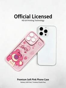 Miniso Funda de teléfono de silicona escalonada Disney, funda de teléfono de verano, regalo de vacaciones, funda de teléfono antideslizante, a prueba de caídas, a prueba de huellas dactilares, compatible con iPhone 17, 17Air, 17pro, 17promax, 11, 12, 13, 14, 15, 16pro, 16promax, 14Plus, 15Plus, 16Plus, 16pro, 16promax, XR. - Rosa - Ver 8