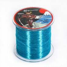 SOUGAYILANG Dây câu nylon mono, dây dẫn câu bằng chất liệu nylon cho nước mặn và nước ngọt - Màu xanh lam - Xem 13