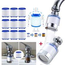 Faucet With Replaceable Filter, Splash-Proof Faucet Sprayer Head With Filter, Rotating Faucet Water Filter Extender, Kitchen & Bathroom Water Filtration System, Universal Kitchen & Bathtub Water Filter - A - View 2