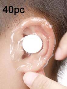 40/20/1 pièce Patch d'oreille imperméable, convient pour le bain, la natation et la protection des oreilles lors du lavage des cheveux - Multicolore - Voir 5