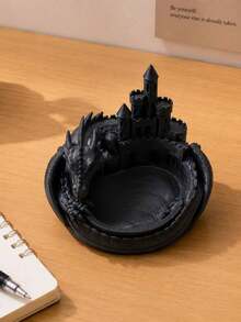 1個 3D列印龍之城堡幻想雕塑收納碗裝飾，長城 - 彩色 - 查看 9